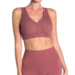 Alo Yoga Togetherness Sports Bra in Rosewood Heather Photo 0