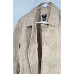 Mossimo Tan Women's Genuine Leather Animal Print Jacket Long‎ Sleeve Size Medium Photo 7