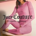 Juicy Couture Viral purple velvet fleece long sleeve and leggings set size S Photo 0