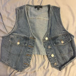 Lulus  Cropped Jean Vest Photo 0