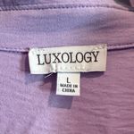 Luxology  Lilac Button-Up Dress with Tie Back Photo 2