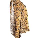 Alice & Trixie  Loose Fit Silk Snake Print Split Sleeve Blouse XS Photo 1