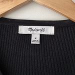 Madewell Black Micro-Rib Sweater Tee Photo 2
