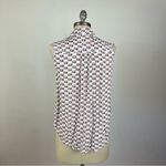 Anthropologie  52 Conversations Colloquial Sleeveless Buttondown in Bicyclette Photo 5