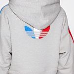 Adidas ‎ Womens Americana Sporty Lounge Adicolor Tricolor Trefoil Crop Hoodie M Photo 1