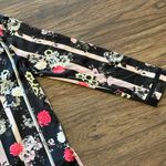 Victoria's Secret Victoria’s Secret Floral and Striped Black White and Pink Pajama Set Size XS Photo 8