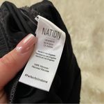 Nation Ltd  silky black Alba midi skirt Photo 4