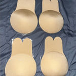 New! 2 Pack Sticky Invisable Nipple Cover Breast Lift Bra Bundle Photo 0