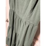 Lulus ‎ Peasant Green Dress Large Adjustable Straps Boho Party Christmas Photo 2