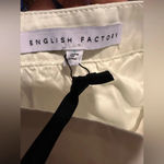 English Factory  cream textured circle skirt NWT Photo 5