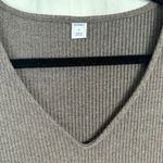 Old Navy Rib Knitted Belted Midi Sweater Dress Size Small V-Neck BodyCon Photo 2