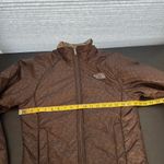 The North Face  Brown Geometric Pocket Full-Zip Puffer Jacket Women's Size Small Photo 12