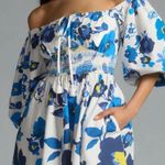 Tracy Reese Plenty by  Off-the-shoulder Puff Sleeve Smocked Dress Photo 2
