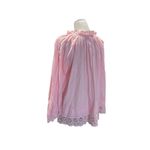 Zadig & Voltaire  Theresa Lace Trim Blouse pink size L Photo 1