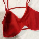 Free People NEW Intimately  Red Bralette - Size: Medium/Large Photo 2