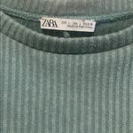 ZARA  Teal balloon Sweater Photo 2