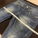 True Religion  Y2K low rise World Tour jeans Straight with flaps, sz 29 Photo 12