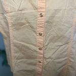 Duck head  Sleeveless Button Down Top with Pearl Snaps Size Lg Photo 3