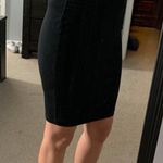 Sapphire Red Black Pencil Skirt Photo 1
