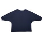 J. Jill Knit Sweater Large Petite Navy Blue 3/4 Sleeve V Photo 6