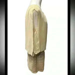 Scarlett  Champagne Gold Cocktail Dress Glittery Sparkly Photo 1