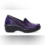 Easy Street Easy Works by  Leeza Purple Hearts slip resistant clogs, size 7.5M‎ Photo 1