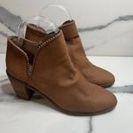 Lucky Brand | Women's Brown Leather Studded Block Heel Pincah Boot Sz 7 Photo 0