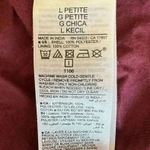 Old Navy Dress Defined Waist Chiffon Ruffle Midi Red Orange Floral LP #2208 Photo 12