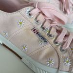 Superga Sneakers Pink with White Embroidered Daisies Women's Size 8 EU 39 Photo 10