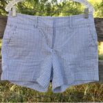 Sandro blue and white striped shorts Photo 4