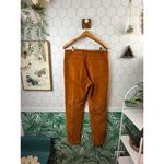 Peruvian Connection  Rust Colored Mid-Rise Cotton Zoe Velveteen Jeans - Size - 12 Photo 3