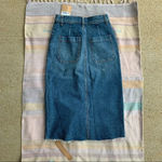 Reformation NWT  Eva Denim Long Skirt Photo 6