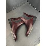 L'Intervalle Aversa Bordeau Leather Burgundy Maroon Booties Womens Shoes Size 38 Red Photo 2
