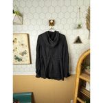 Free People  Lightweight Black Slouchy Hooded Jacket - Size - XS Photo 2