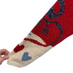 Coldwater Creek VTG Hearts Button Up Patchwork Cardigan Sweater Sz XL Grandma Photo 4