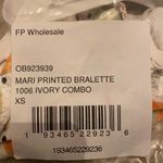 Free People NWT Mari Orange Slice Fruit Printed Bralette Ivory Combo, XS Photo 6