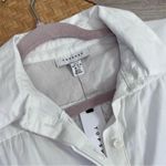 Topshop Nwt‎  tiered poplin shirt in white Photo 4