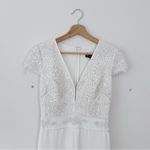 Tadashi Shoji  Zeina Ivory Jumpsuit Size 2 Photo 1