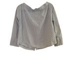 VETTA‎ Women's Blue White Stripe V Photo 1