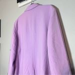 Talbots Blazer Jacket Tailored Stretch No Close Spring Lilac Purple Size 22W Photo 9