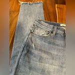 Oliver Logan Women's Distressed Straight Leg Blue Jeans Photo 2