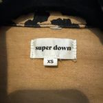 superdown Leopard Print Cropped Denim Jacket, XS Photo 2
