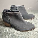 Toms Womens Loren Ankle Boots Grey Suede / Felt Gray Ankle Boots Size 8 Photo 1