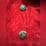 Guess Y2K vintage red suede leather jacket size medium rare!! Photo 2