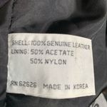 Vintage 90s Black Suede Leather Button Photo 11