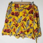 ALC Frank A.L.C. Hampton Floral Mini Wrap Skirt Sz 14 NWT Intermix Exclusive Photo 2