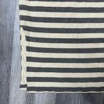 Sundry  Gray and Cream Striped Skirt Photo 4