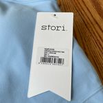 Stori Unscripted Cropped Shelf Tank Sports Bra Blue Size XS Photo 1