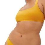 Everlane NWT ReNew The High-Rise Hipster Bottom in Mustard Yellow Photo 0