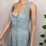 Elegant Sage Green Maxi Dress Size M Photo 9